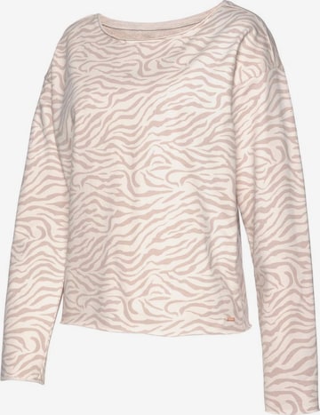 LASCANA Sweatshirt i beige