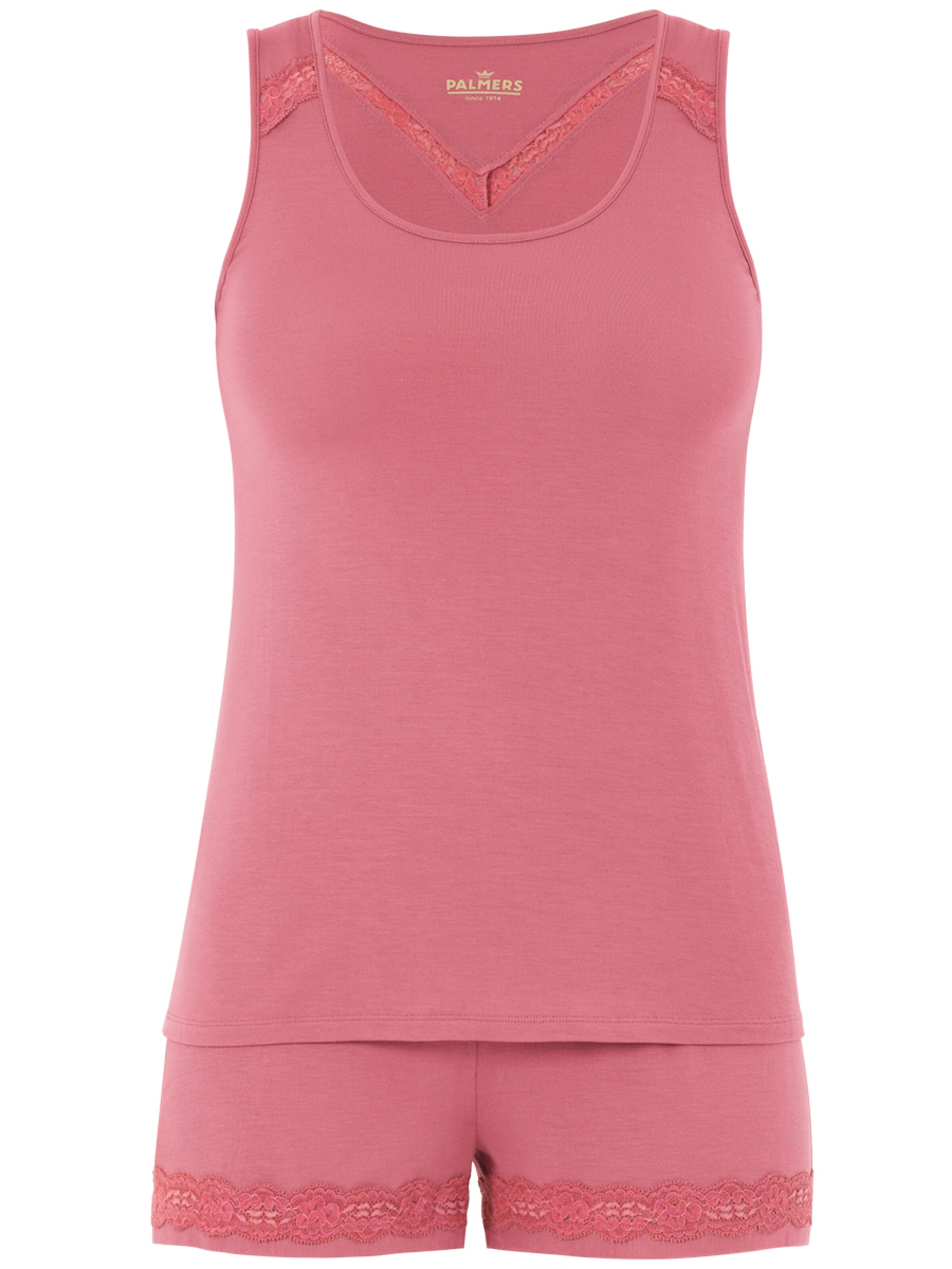 PALMERS - Korte pyjama 'Rouge Dream' in de kleur Rood