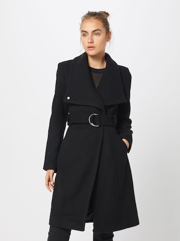 ABOUT YOU Between-Seasons Coat 'Alma' in Black: front