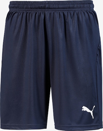 PUMA Workout Pants 'Liga Core' in Blue: front