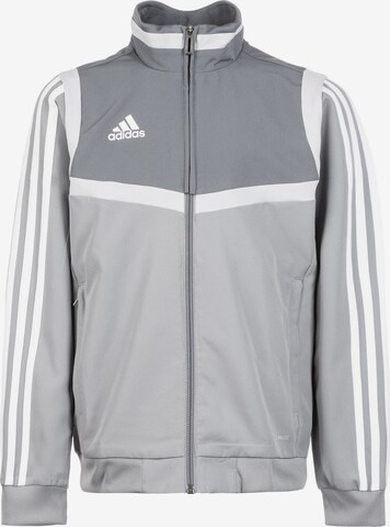 Veste de sport 'Tiro' ADIDAS PERFORMANCE en gris : devant