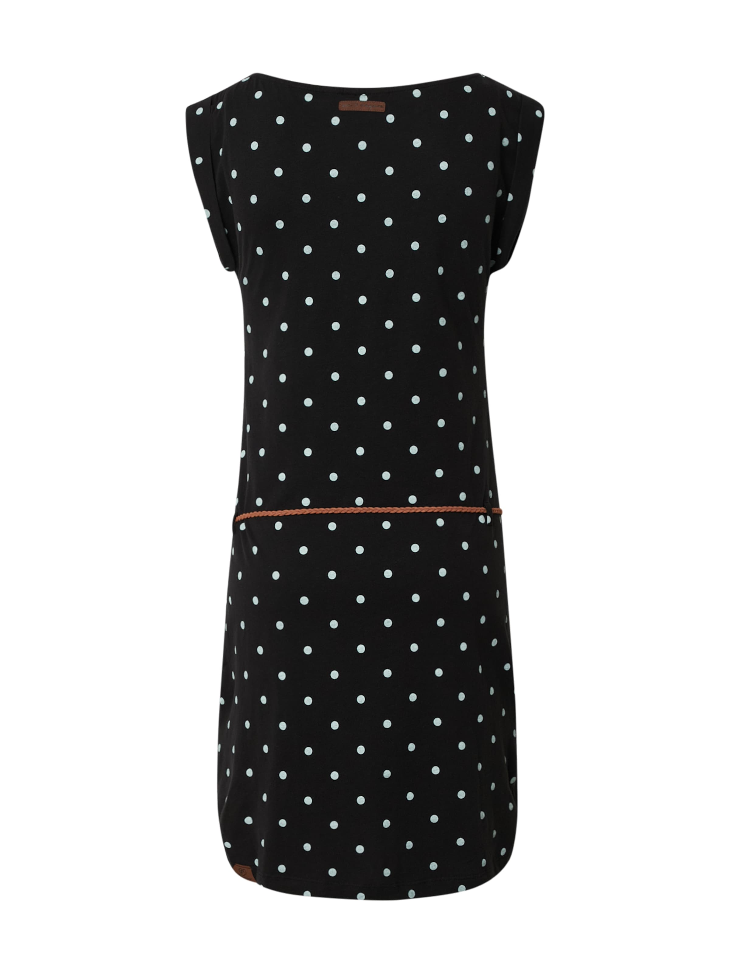 Ragwear Kleid 'TAG DOTS' in Schwarz