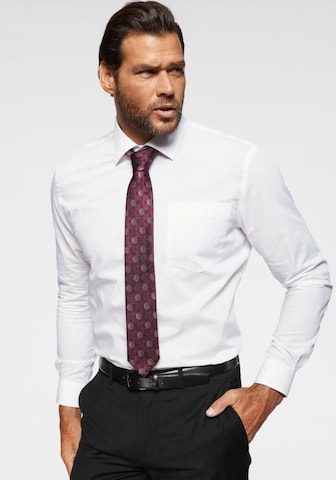 Man's World Regular Fit Businesshemd in Weiß: Vorderseite