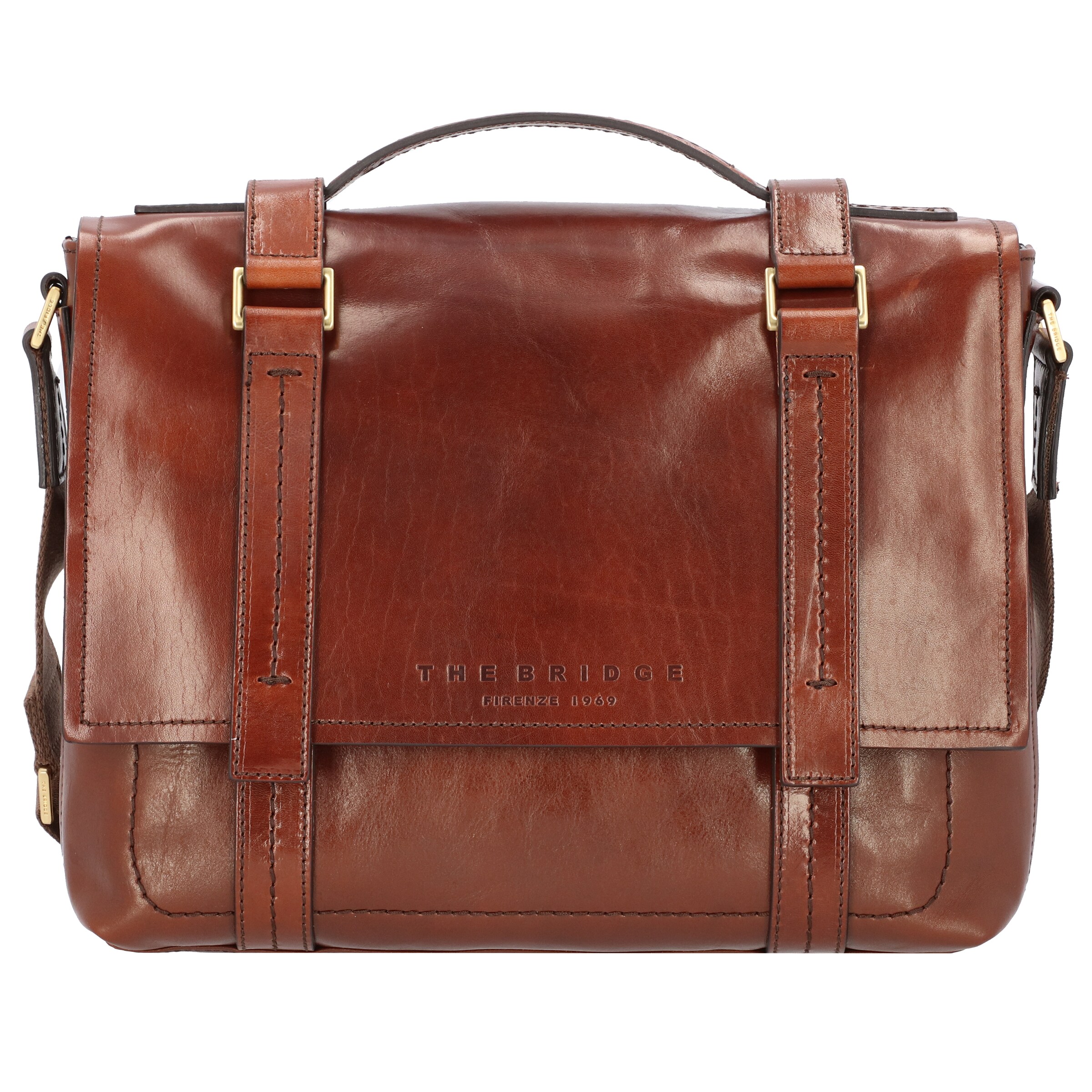 The Bridge - Aktentas 'Vacchereccia' in de kleur Bruin