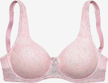 NUANCE T-shirt Bra in Pink: front