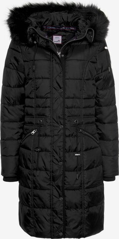 KangaROOS Winter Coat in Black: front