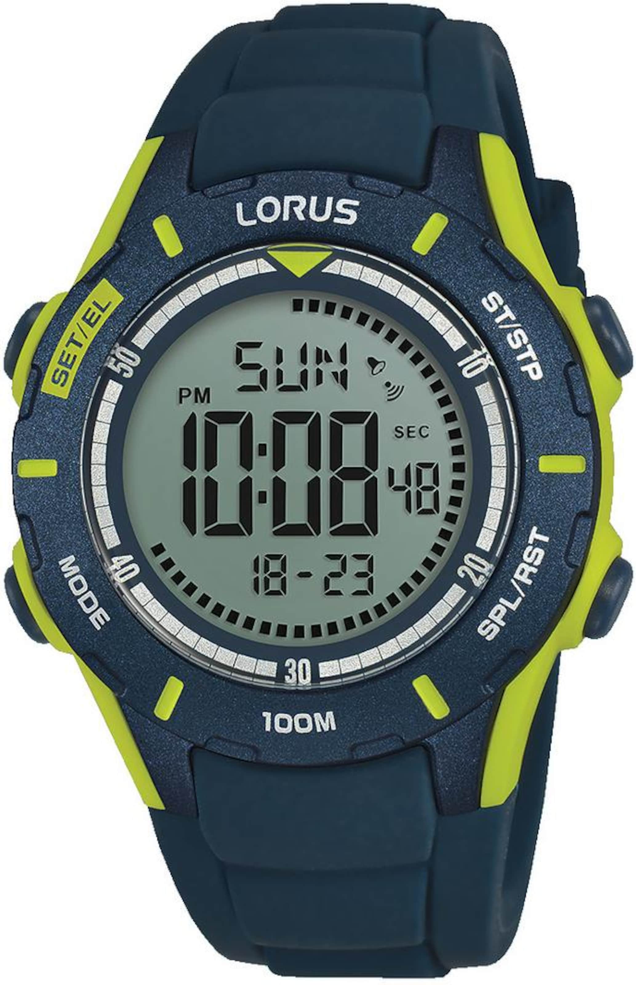 LORUS Uhr 'R2365MX9' in Blau: Vorderseite