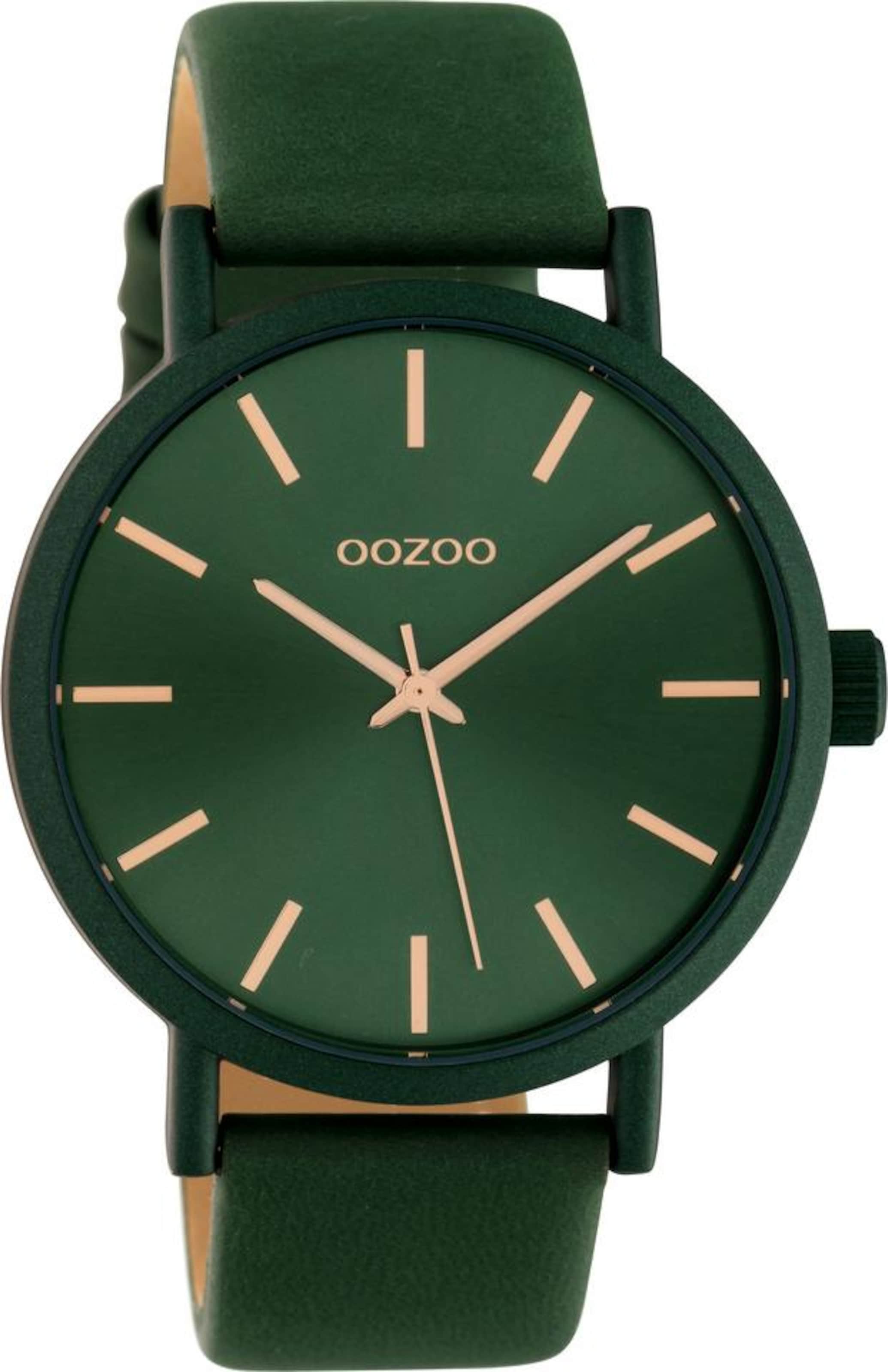 OOZOO Analog Watch 'C10453' in Green: front
