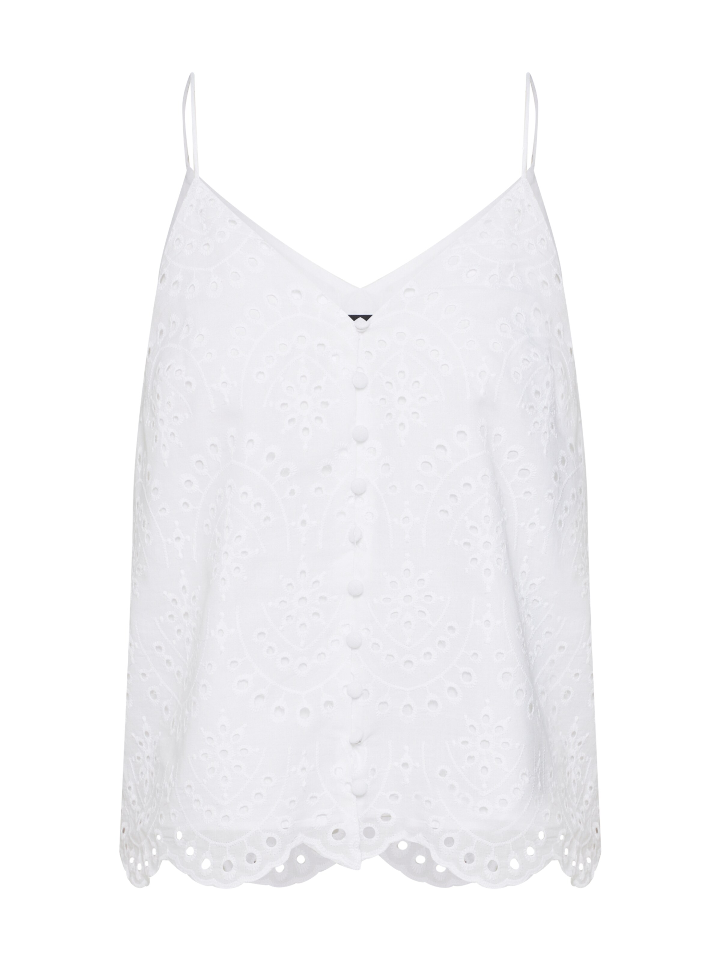 NEW LOOK - Top 'F BAILEY BRODERIE BTN THROUGH CAMI' in weiß