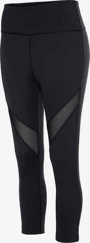 LASCANA ACTIVE - Skinny Calças de desporto em preto