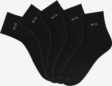 H.I.S Κάλτσες σε μαύρο: μπροστά