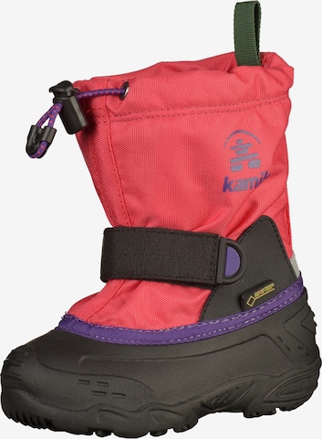 Kamik Snow Boots in Pink: front