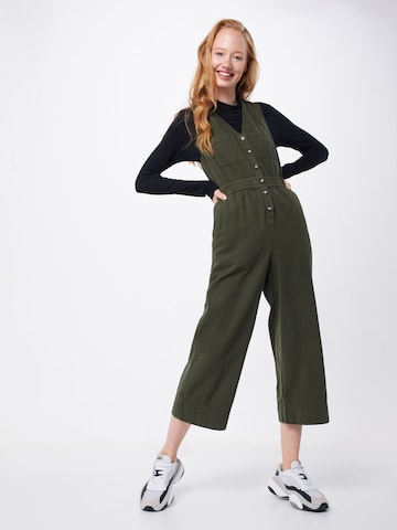Overall 'RIA DENIM JUMPSUIT' di Whistles in verde: frontale