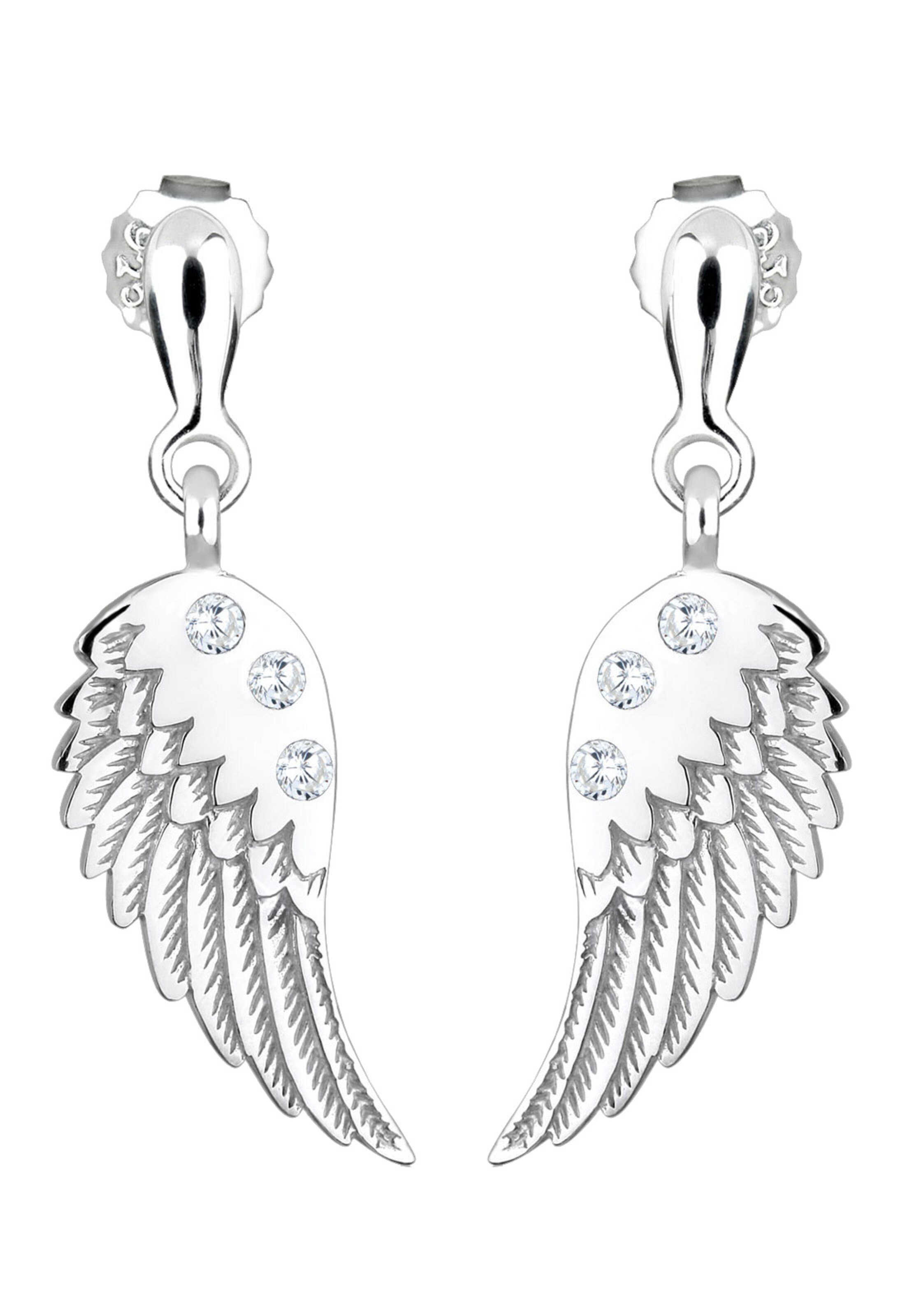 ELLI Earrings 'Engel Flügel' in White