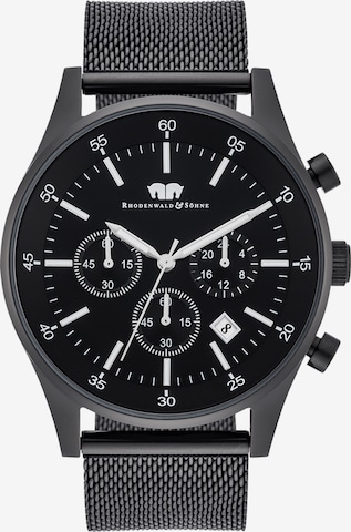 Rhodenwald & Söhne Analog Watch in Black: front