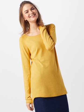 Pull-over 'Mila' ONLY en jaune : devant