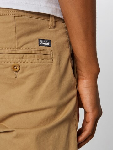 BLEND Slim fit Chino Pants 'Natan' in Brown