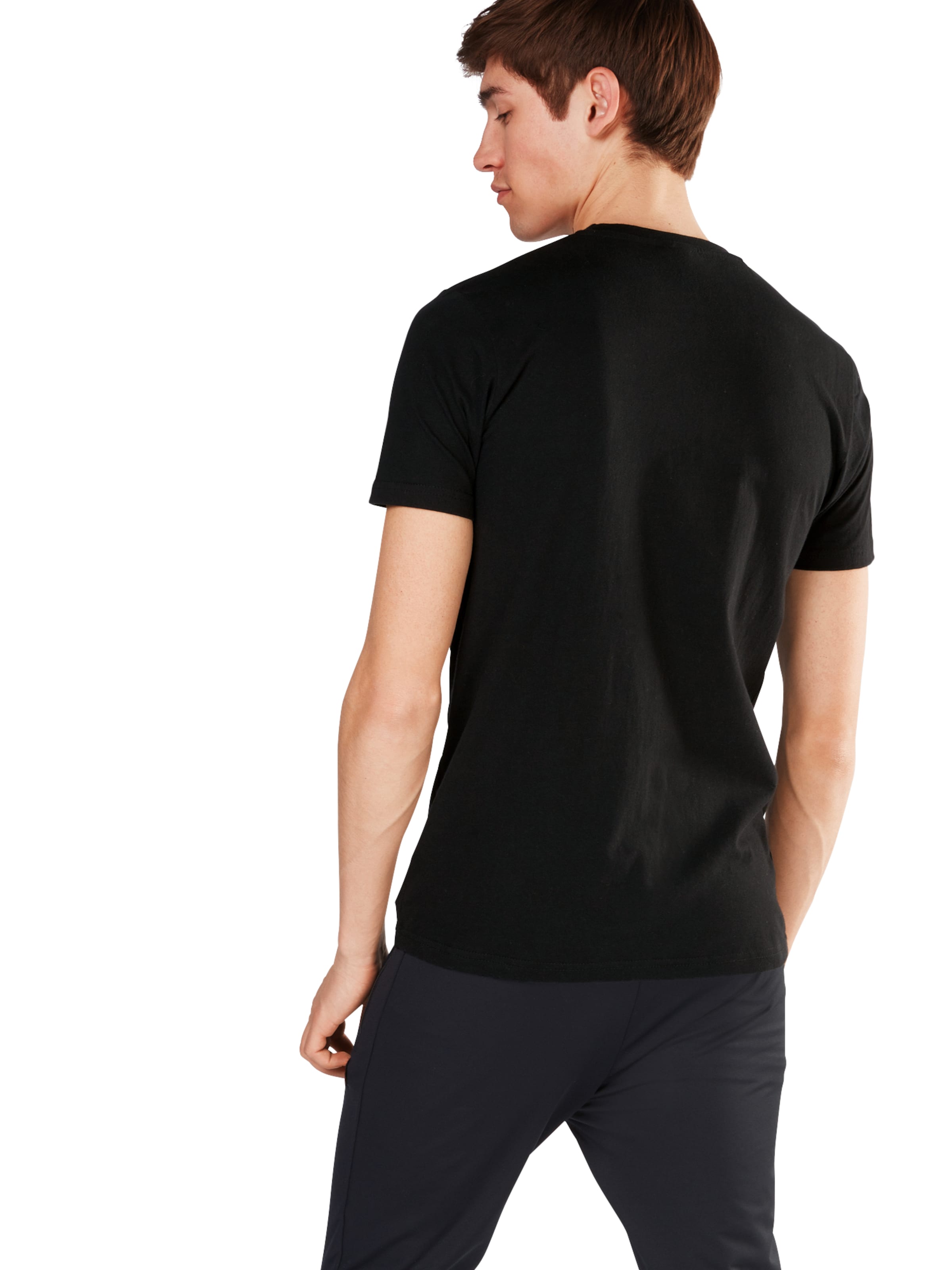 Männer Shirts ELLESSE T-Shirt 'Canaletto' in Schwarz - BY80923