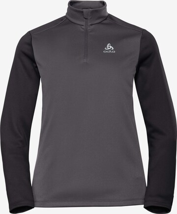 ODLO Athletic Sweatshirt in Grey: front