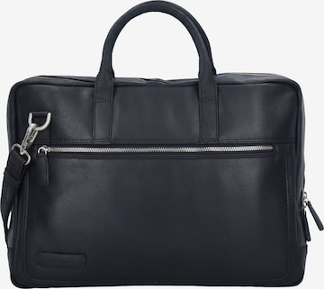 Plevier Document Bag in Black: front