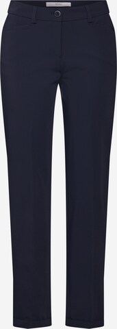 BRAX Pleated Pants 'Maron' in Blue: front