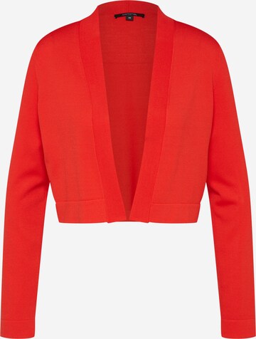 COMMA Gebreid vest in Rood: voorkant