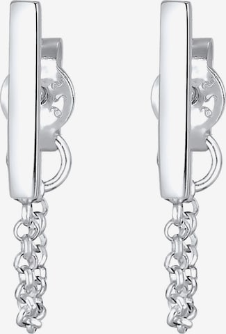 ELLI Earrings 'Geo, Kette' in Silver