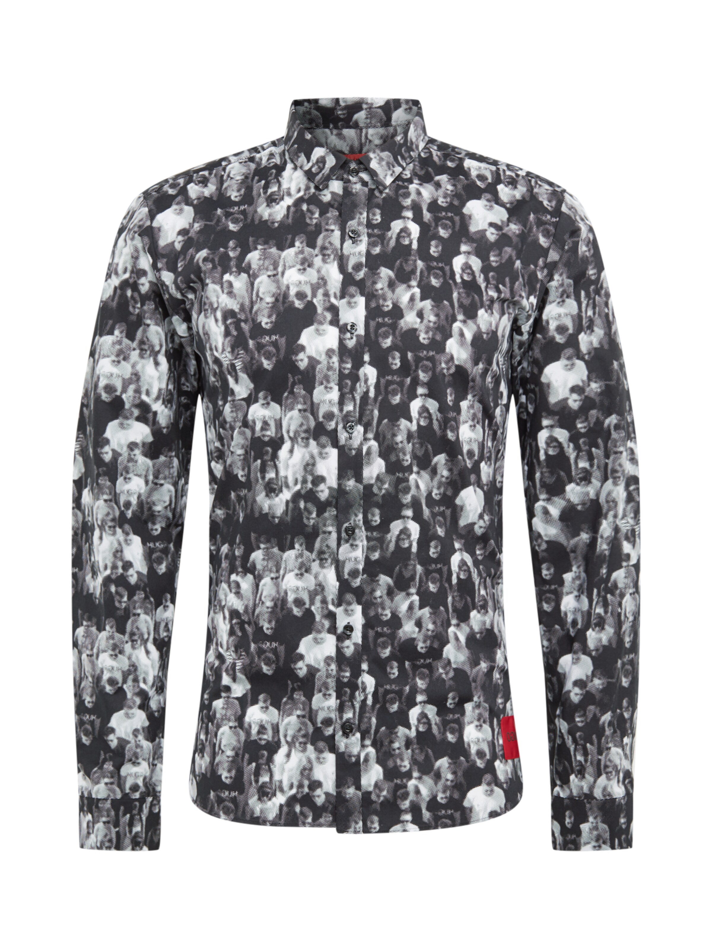 HUGO - Overhemd 'Ero3' in de kleur Zwart