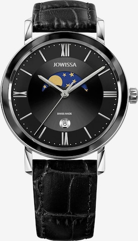 JOWISSA Quarzuhr 'Magno' Swiss Men's Watch in Schwarz: predná strana