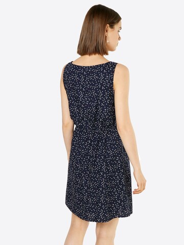 TOM TAILOR DENIM Kleid 'Easy Print' in Blau: zadná strana