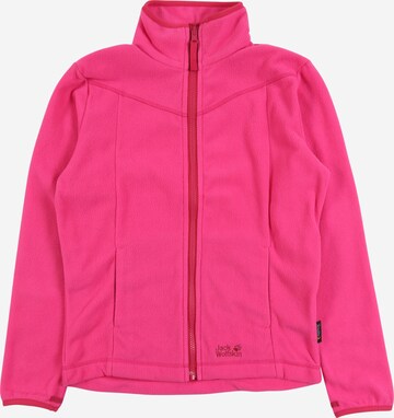 Veste en polaire fonctionnelle 'Sandpiper' JACK WOLFSKIN en rose : devant