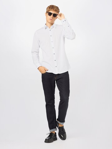 s.Oliver BLACK LABEL Slim fit Koszula w kolorze biały