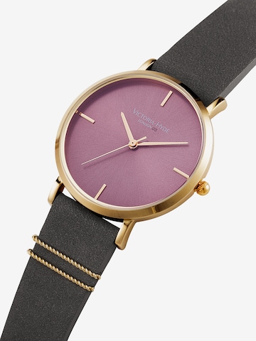 Victoria Hyde Analoog horloge 'The Primrose' in Grijs