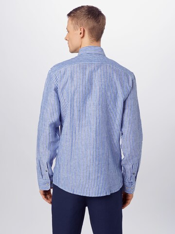 BRAX Regular fit Overhemd 'Dries' in Blauw