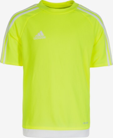 ADIDAS PERFORMANCE Functioneel shirt 'Estro 15' in Geel: voorkant