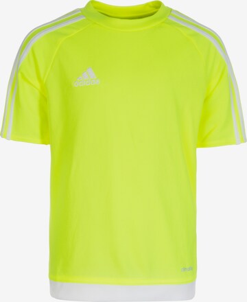 T-Shirt fonctionnel 'Estro 15' ADIDAS PERFORMANCE en jaune : devant