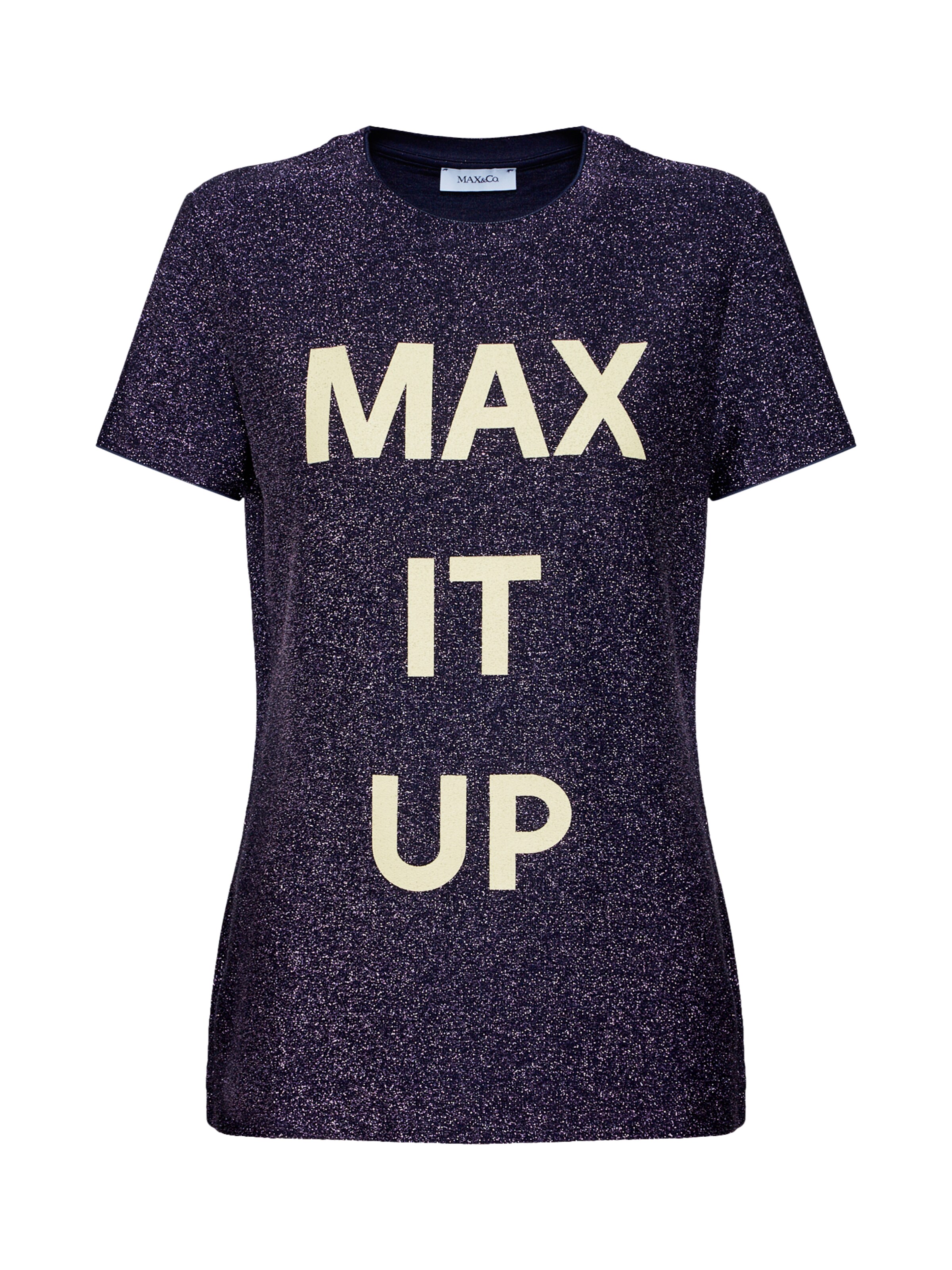 MAX&Co. - Shirt 'DAMIERE' in de kleur Blauw