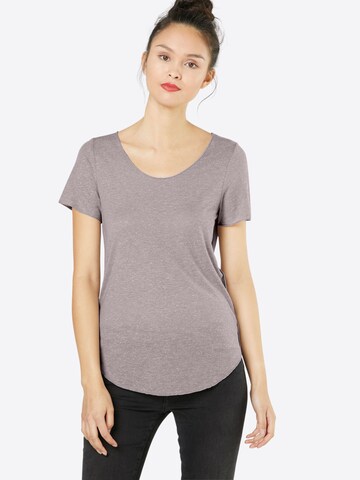 VERO MODA Shirt 'Lua' in Grey: front