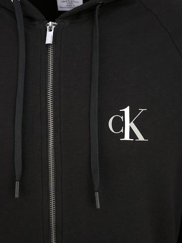 Calvin Klein Underwear Regular Zip-Up Hoodie in Black