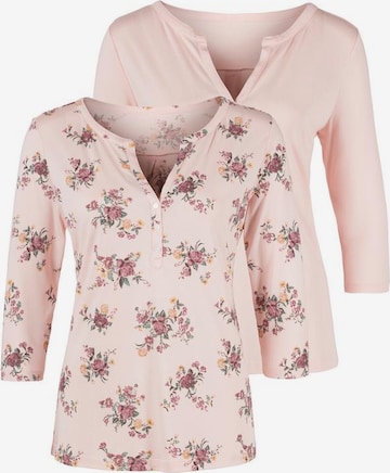 LASCANA Shirt in Roze: voorkant