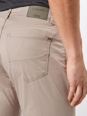 BRAX Slimfit Spodnie w kolorze beżowy