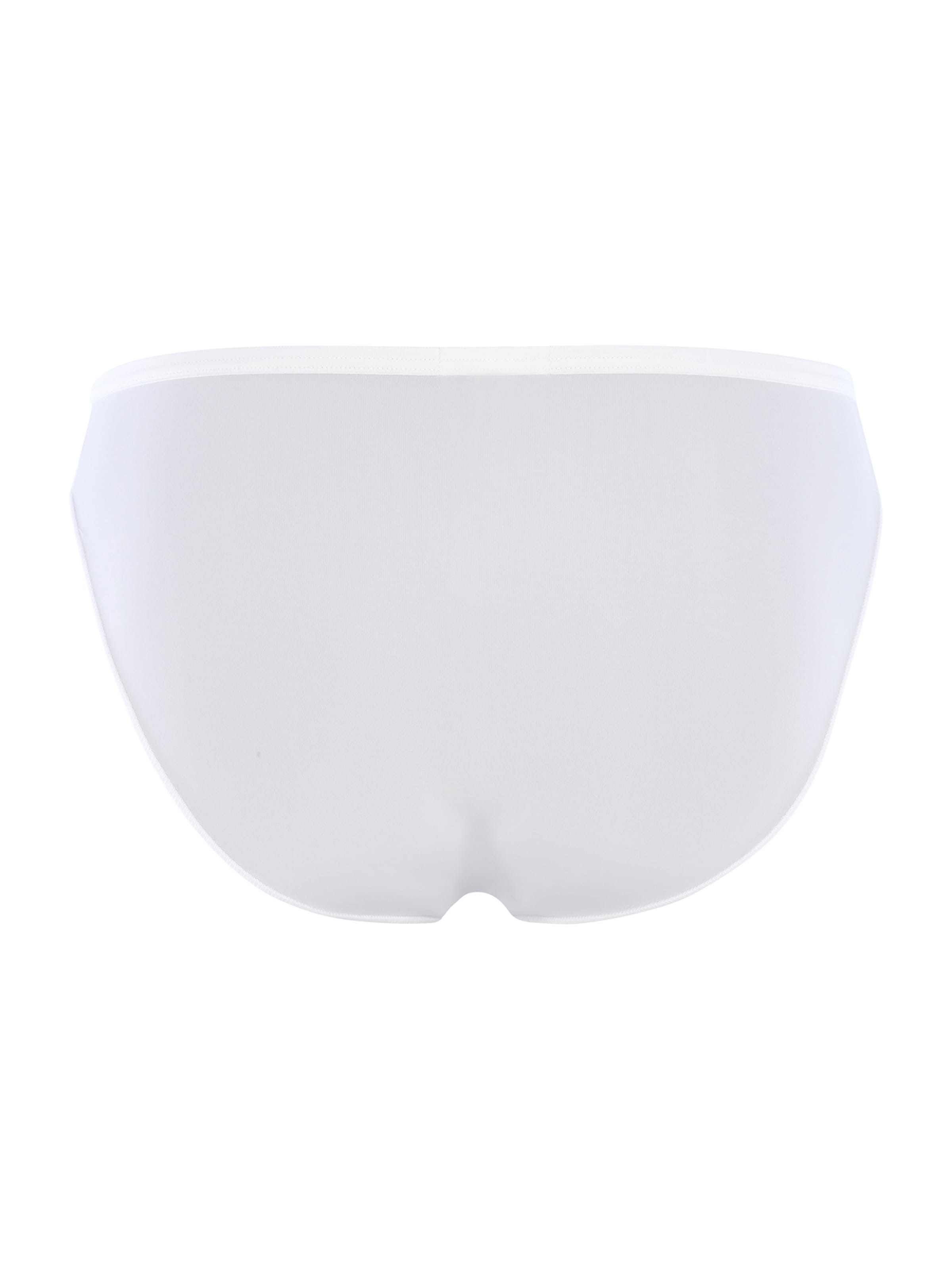 Slip 'Plumes' di HOM in bianco