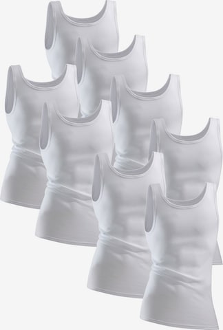 CLIPPER Undershirt in White: front
