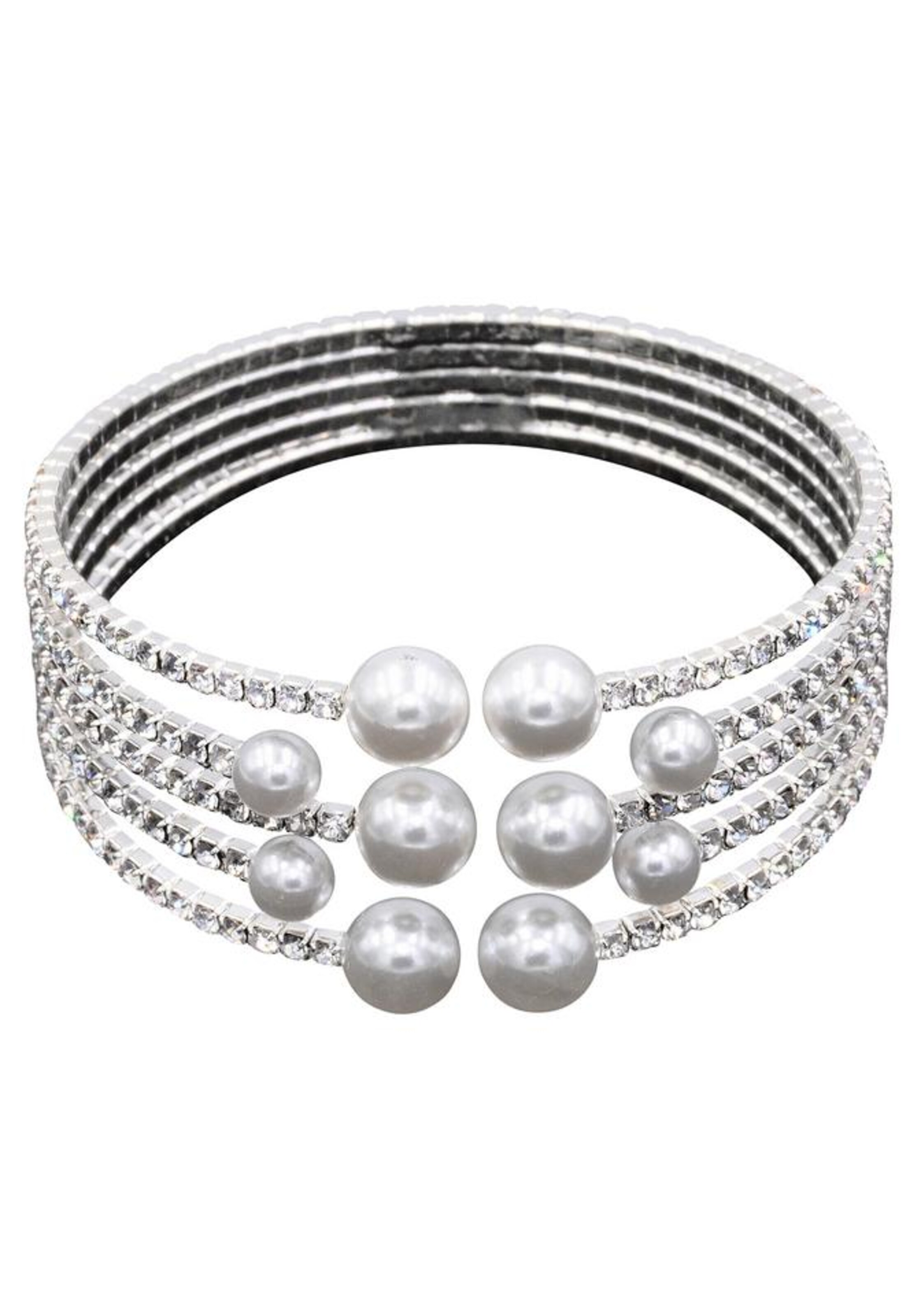 J. Jayz J.Jayz Armspange »festlich und elegant« in Silber: Vorderseite