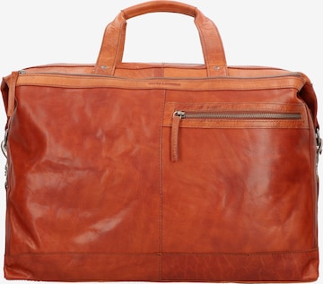 Spikes & Sparrow Weekender in Brown: front