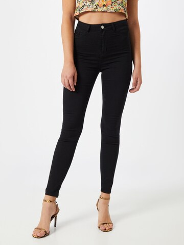 Tally Weijl Skinny Jeans in Zwart: voorkant