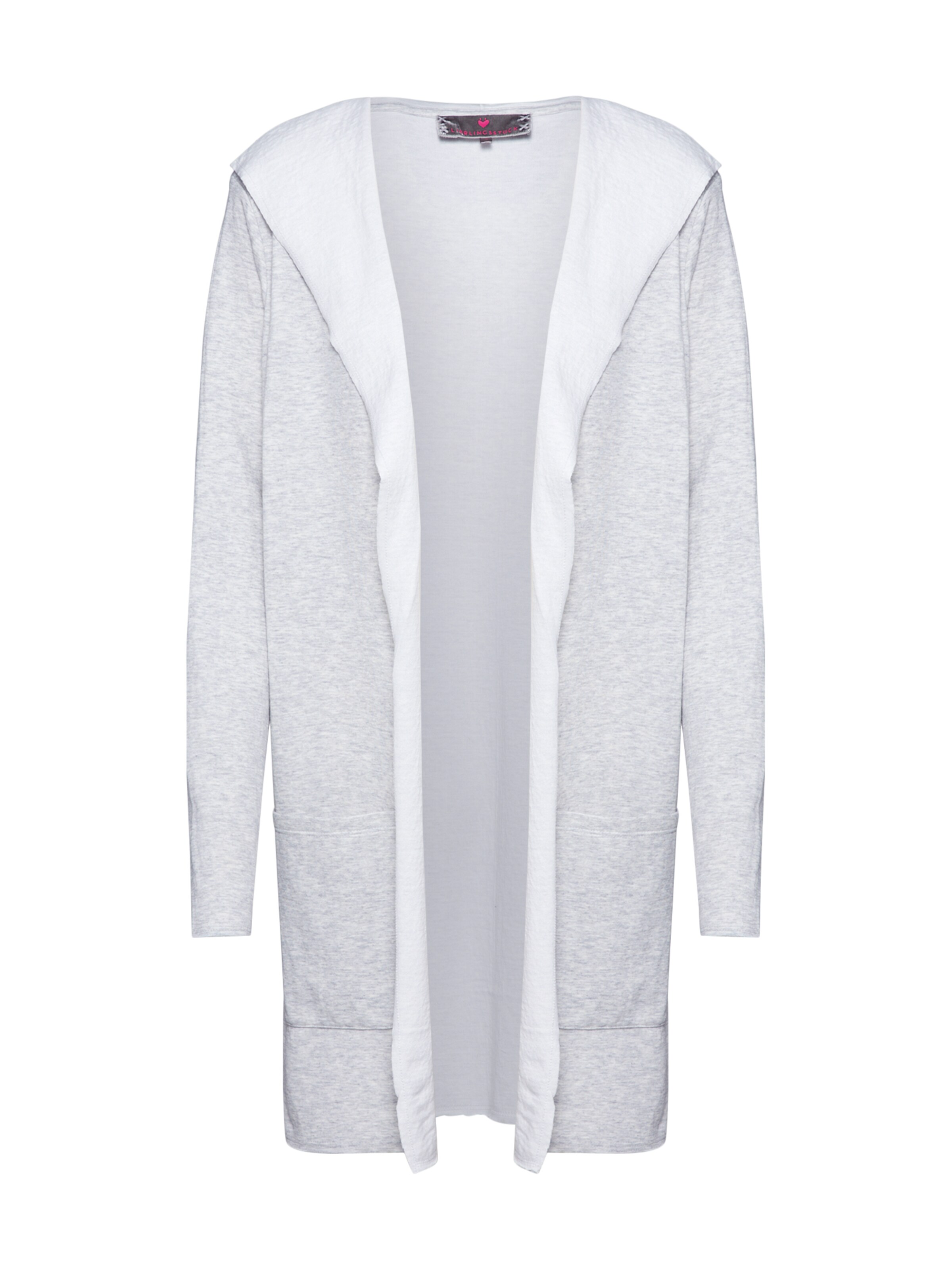 LIEBLINGSSTÜCK - Sweatvest 'WlindaL' in de kleur Lichtgrijs