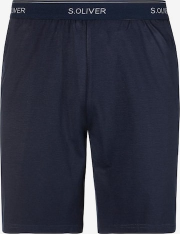 s.Oliver Pyjama lang in Blauw