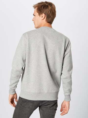 Sweat-shirt ALPHA INDUSTRIES en gris