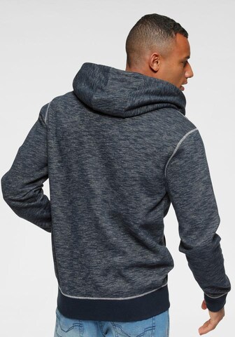 H.I.S Zip-Up Hoodie in Blue